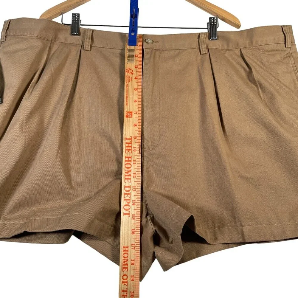 Polo Ralph Lauren Shorts Mens 50B Big‎ Khaki Tyler Chino Classic Pleated 3